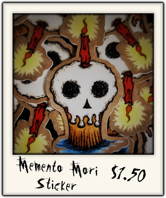 Memento Mori Sticker